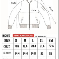 H 038 M Jackets Size Chart