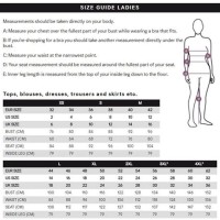 H 038 M Pants Size Chart