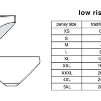 H 038 M Underwear Size Chart