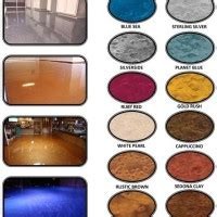 H C Metallic Epoxy Color Chart