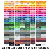 Halfords Car Spray Paint Colour Chart