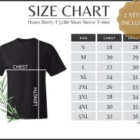 Hanes Beefy T Shirt Size Chart