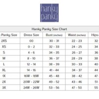 Hanky Panky Size Chart