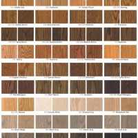 Hardwood Floor Color Chart