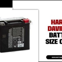 Harley Davidson Battery Size Chart