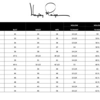 Hayley Paige Bridesmaid Dress Size Chart