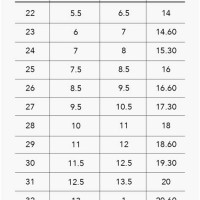 Head Junior Tennis Shoes Size Chart