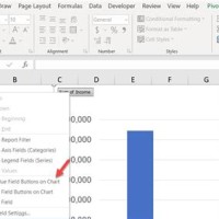 Hide Field Ons In Pivot Chart