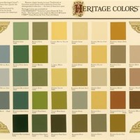 Historic Paint Color Chart