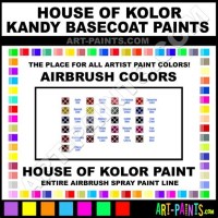 House Kolor Kandy Paint Chart