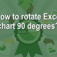 How Do You Rotate A Chart 90 Degrees In Excel