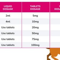 How Much Benadryl Can I Give My Dog Chart