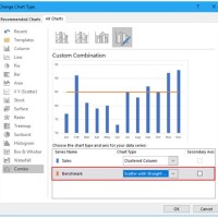 How To Add A Benchmark Line In Excel Chart