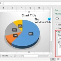 How To Add Alt Text In Excel Chart