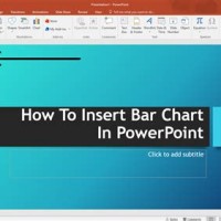 How To Add Bar Chart In Ppt