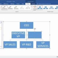 How To Add Hierarchy Chart In Word