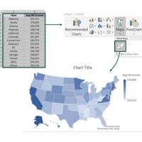 How To Add Map Chart In Excel 2016