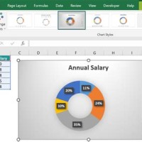 How To Add Total Donut Chart Excel