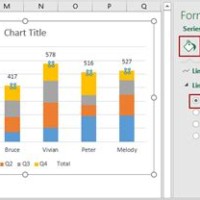 How To Add Totals A Stacked Column Chart In Excel 2016