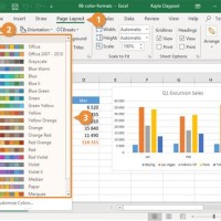 How To Change Background Color In Excel Chart