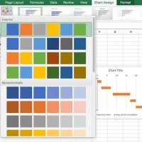 How To Change Colors In Excel Gantt Chart