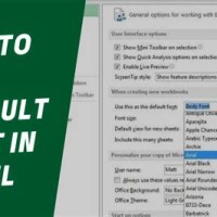 How To Change Default Font In Excel Charts