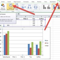 How To Change Row And Column In Excel Chart