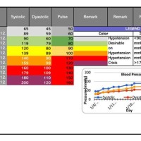 How To Chart Blood Pressure In Excel