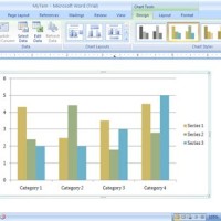 How To Create A Chart In Word 2007