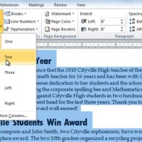 How To Create A Column Chart In Word 2010