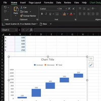 How To Create A Dynamic Waterfall Chart In Excel