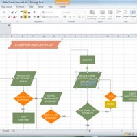 How To Create A Flowchart Diagram In Excel