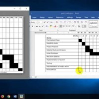 How To Create A Gantt Chart In Word