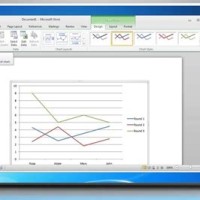 How To Create A Line Chart In Word 2007