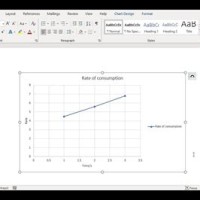 How To Create A Line Chart Using Word