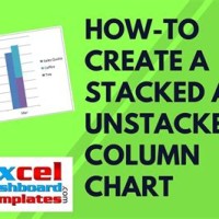 How To Create A Stacked And Unstacked Column Chart In Excel 2016