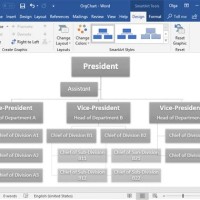 How To Do Hierarchy Chart In Word