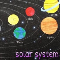 How To Draw Solar System On Black Chart Paper