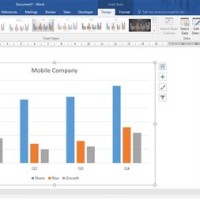 How To Edit Insert A Chart In Microsoft Word 2016