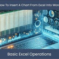 How To Insert Chart From Excel Into Word