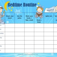 How To Make A Bedtime Routine Chart