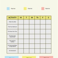 How To Make A Behavior Chart On Word