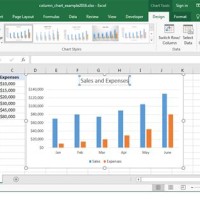 How To Make A Column Chart In Excel 2016