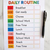 How To Make A Daily Routine Chart