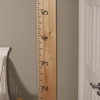 How To Make A Giant Ruler Growth Chart