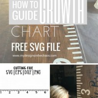 How To Make A Growth Chart Stencil Cricut