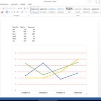 How To Make A Line Graph Chart In Word