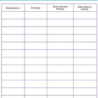 How To Make A Medicine Chart