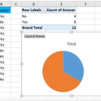 How To Make A Pie Chart With Yes And No