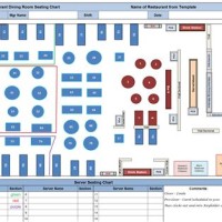 How To Make A Restaurant Seating Chart In Excel